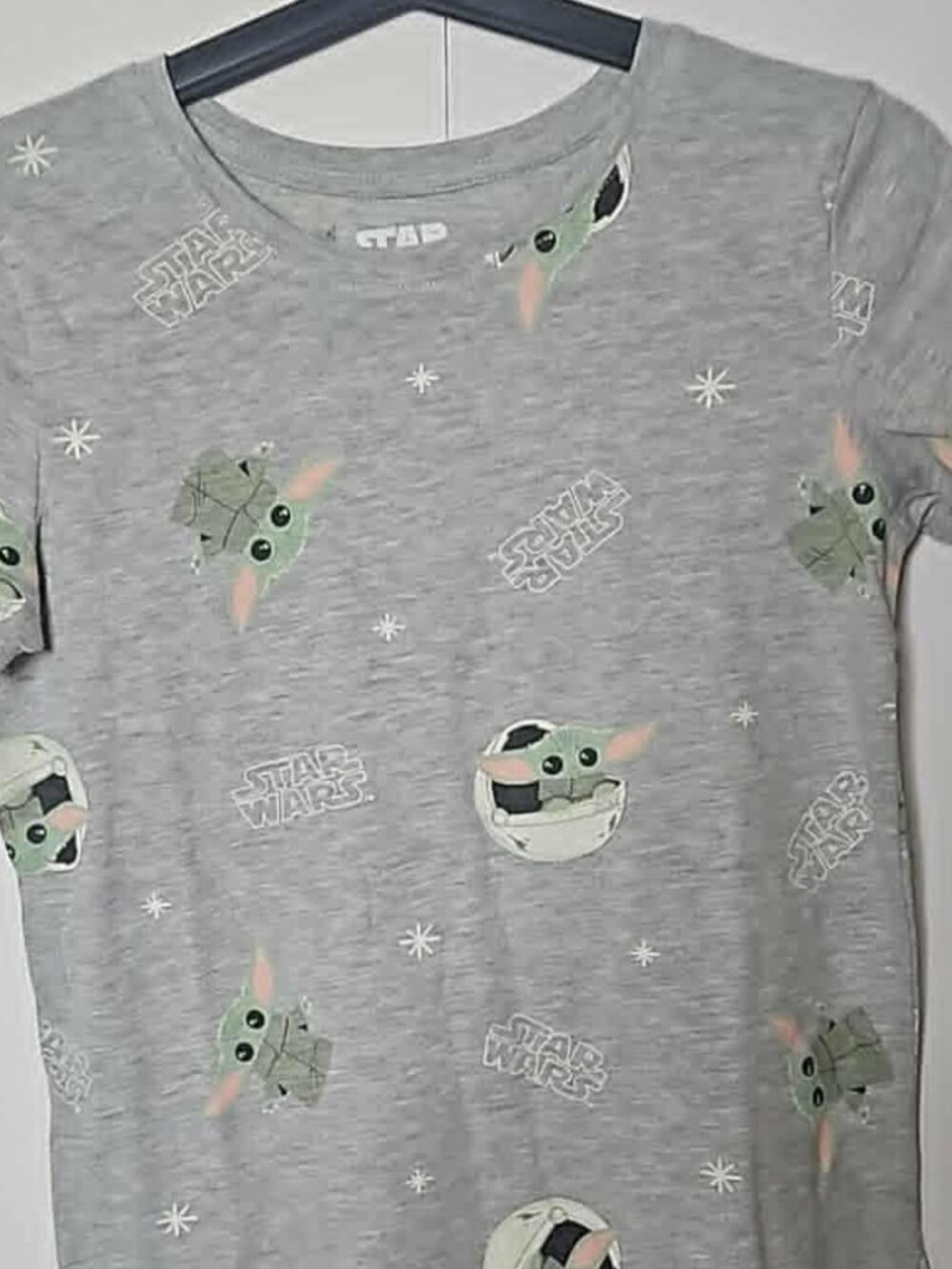 Baby Yoda Shirt Girls L 10/12
